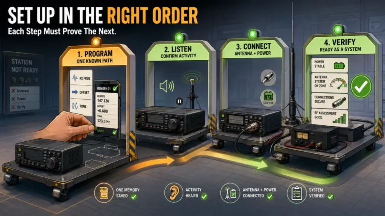 Ham Radio Setup: From Unboxing to a Safe, Working Station
