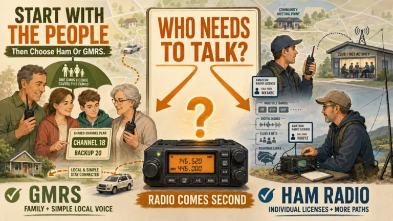 Ham Radio vs GMRS: Which License and Radio Service Fits Your Real Use Case?
