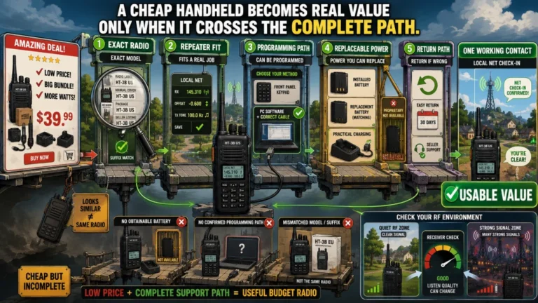 Best Budget Handheld Ham Radio: What Cheap HTs Actually Give You