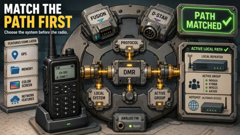 Best Digital Handheld Ham Radio: DMR vs Fusion vs D-STAR and When Any of Them Is Worth It