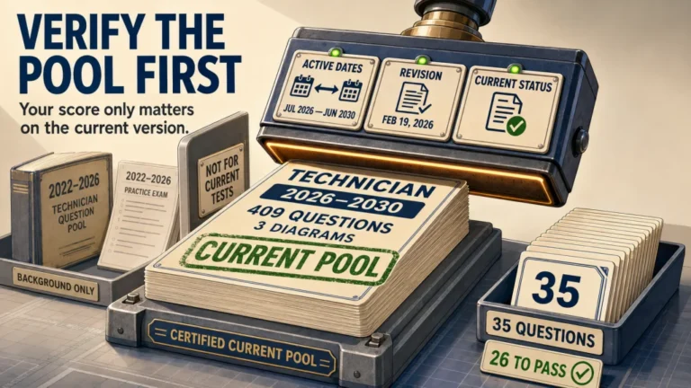 Ham Radio Technician Question Pool 2026-2030: What Changed and How It Affects Your Study