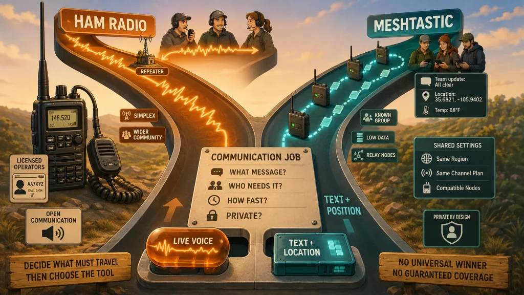 Ham Radio Vs Meshtastic