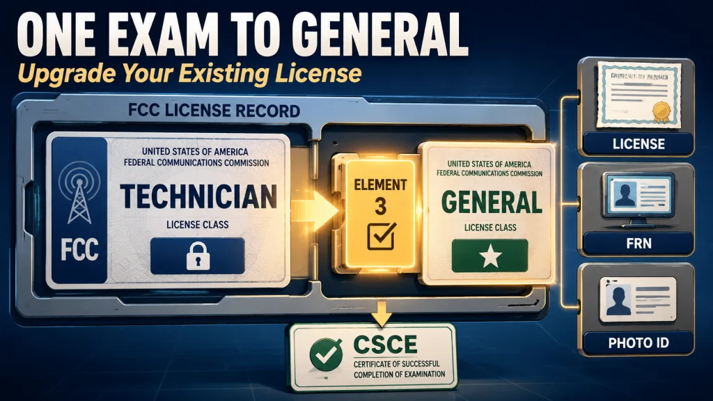How To Upgrade Ham Radio License Technician To General