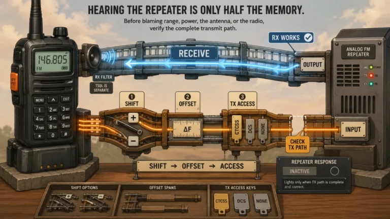 Repeater Offset and CTCSS Tone: How the Settings Work Together