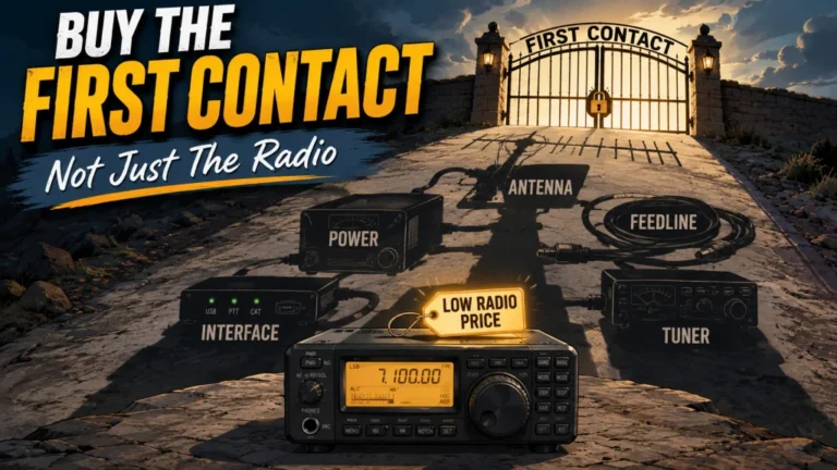 Best Entry Level HF Ham Radio: What a First HF Station Actually Needs