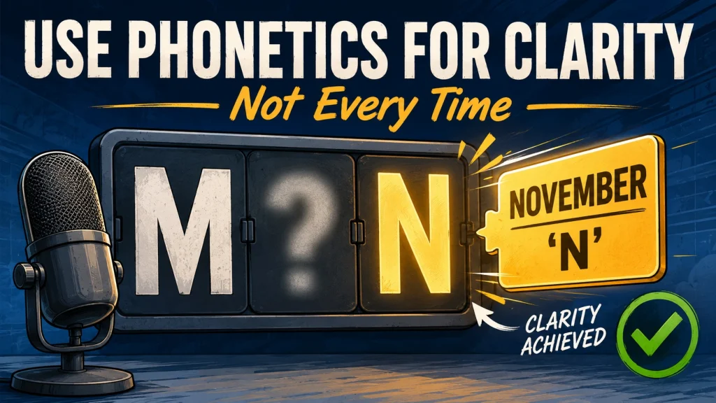 Ham Radio Phonetic Alphabet