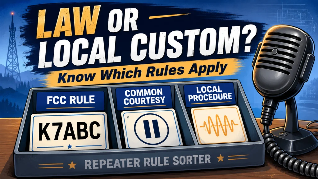 Ham Radio Repeater Etiquette