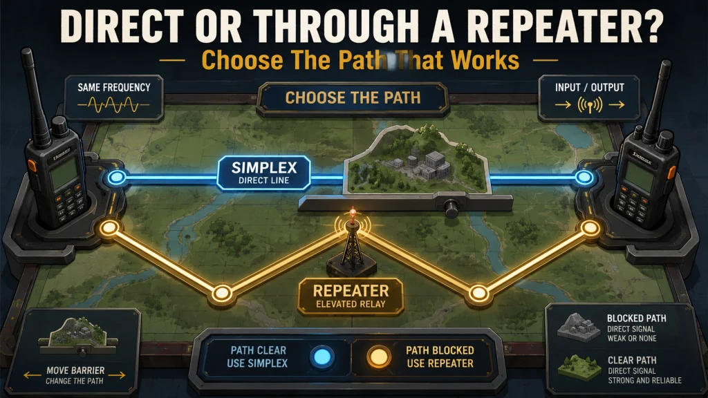 Ham Radio Simplex Vs Repeater