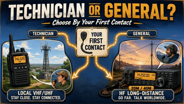 Ham Radio Technician vs General License: Which One Should You Get First?