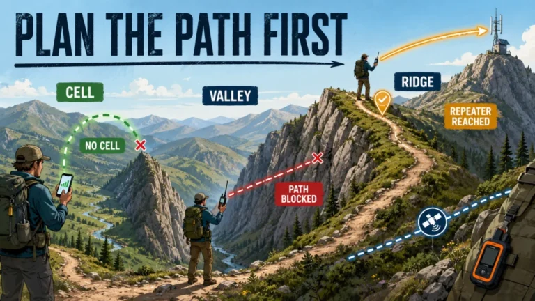 Ham Radio for Hiking and Camping: When It Helps Beyond Cell Coverage and When It Does Not