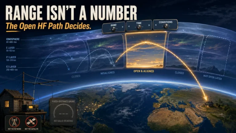 Ham Radio for Long-Distance Communication: What Makes It Different and How Far You Can Actually Reach