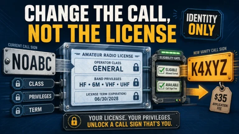Ham Radio Vanity Call Sign: How to Get One, What It Costs, and Whether It Is Worth It